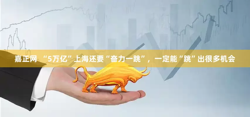 嘉正网  “5万亿”上海还要“奋力一跳”，一定能“跳”出很多机会