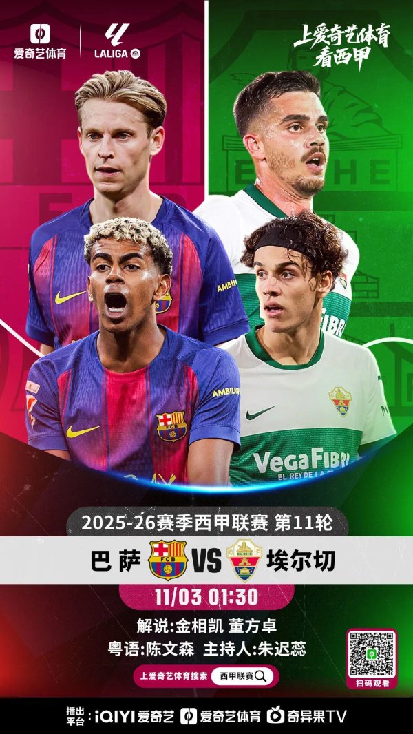 钻石配资 今晚打响！巴萨战埃尔切：弗里克解禁 莱万奥尔莫有望复出